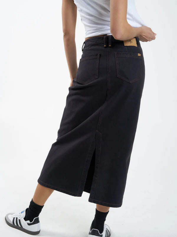 Thrills Frankie Skirt- Midnight Blue