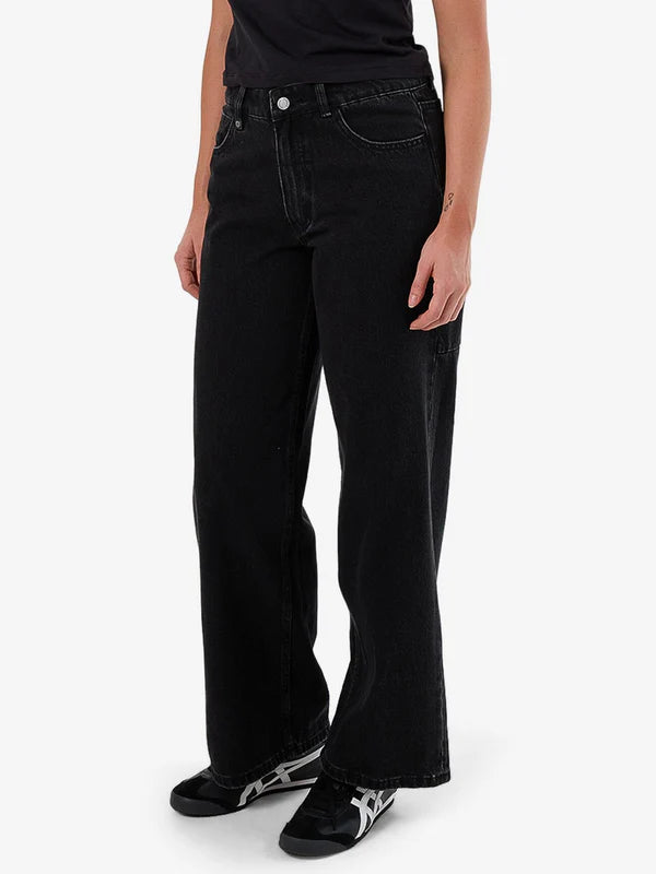 Thrills Billie Low Rise Baggy Jean - Aged Black