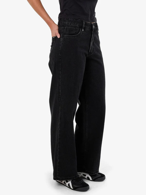 Thrills Billie Low Rise Baggy Jean - Aged Black