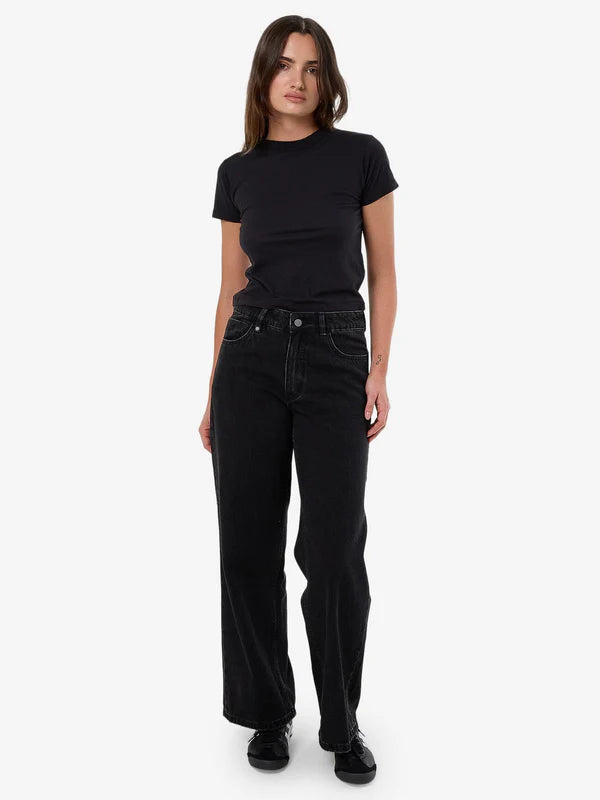 Thrills Billie Low Rise Baggy Jean - Aged Black