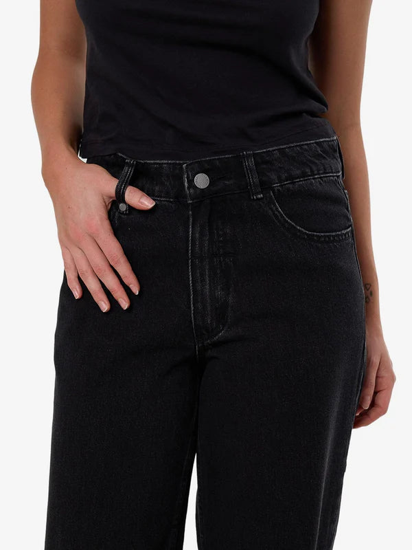 Thrills Billie Low Rise Baggy Jean - Aged Black