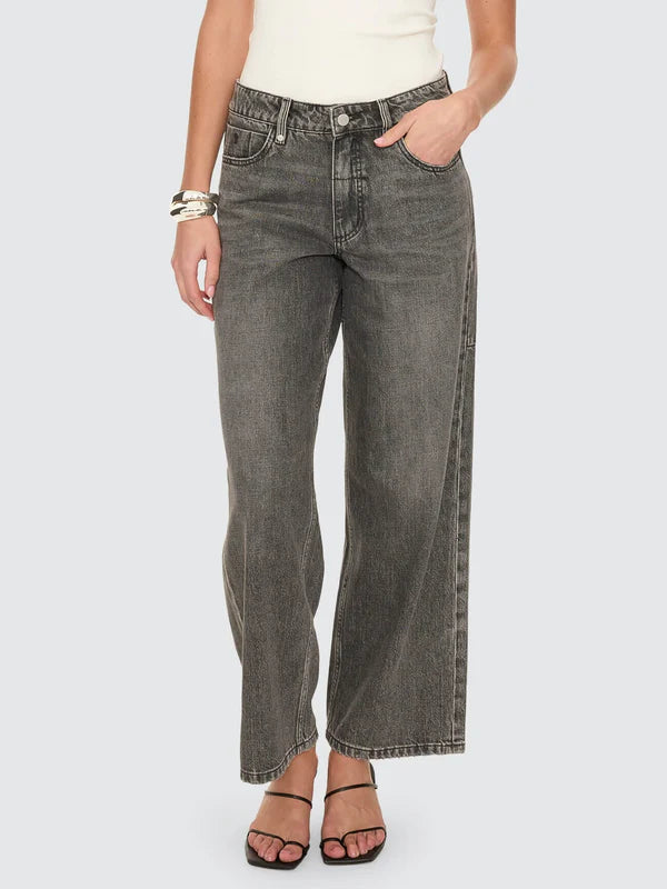 Thrills Billie Low Rise Baggy Jean - Nighthawk Grey