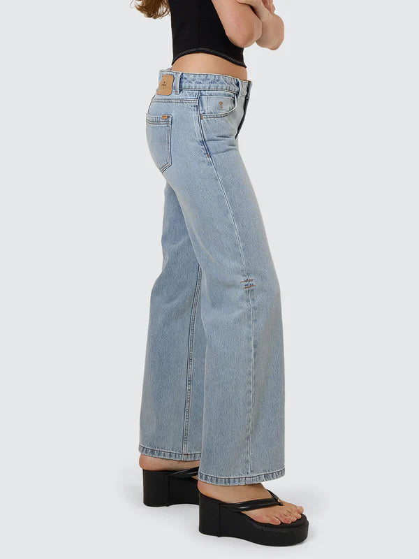 Thrills Saskia Low Straight Jean - Dusk