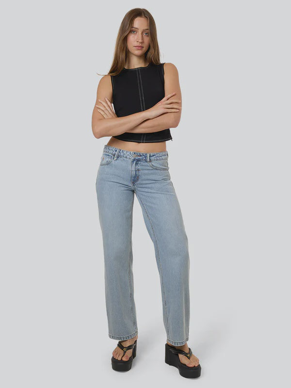 Thrills Saskia Low Straight Jean - Dusk