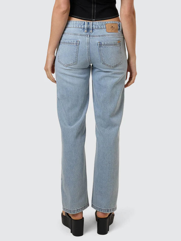 Thrills Saskia Low Straight Jean - Dusk