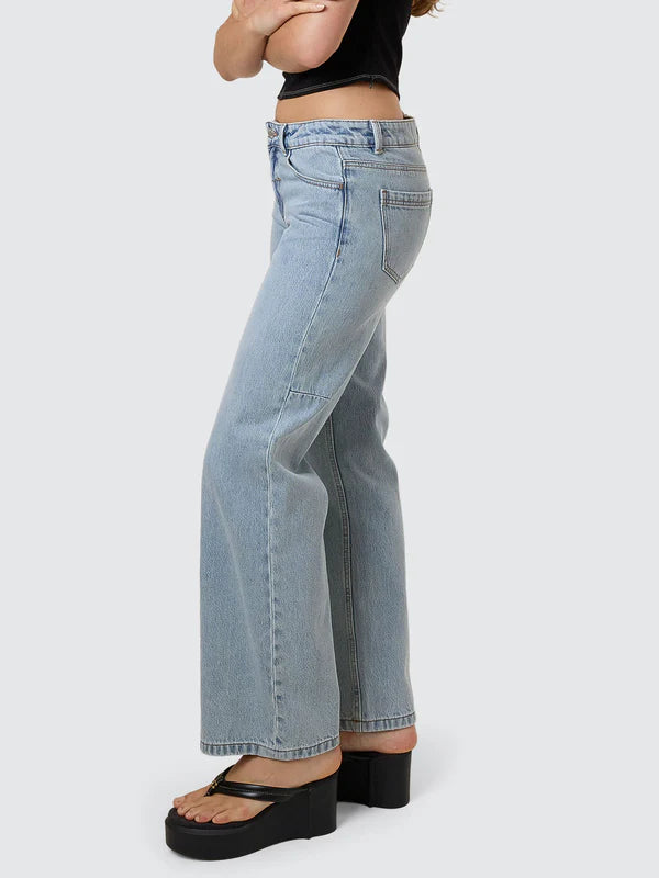 Thrills Saskia Low Straight Jean - Dusk