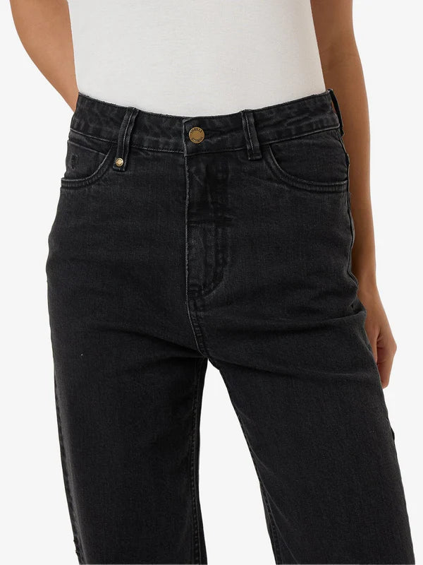 Thrills Cherry Stretch Jean - Aged Black