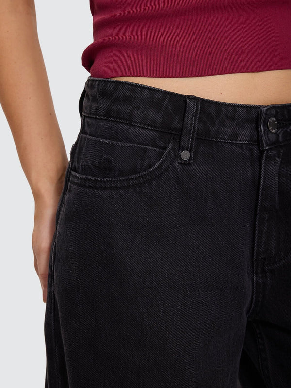 Thrills Hunter Low Rise Wide Jean - Aged Black