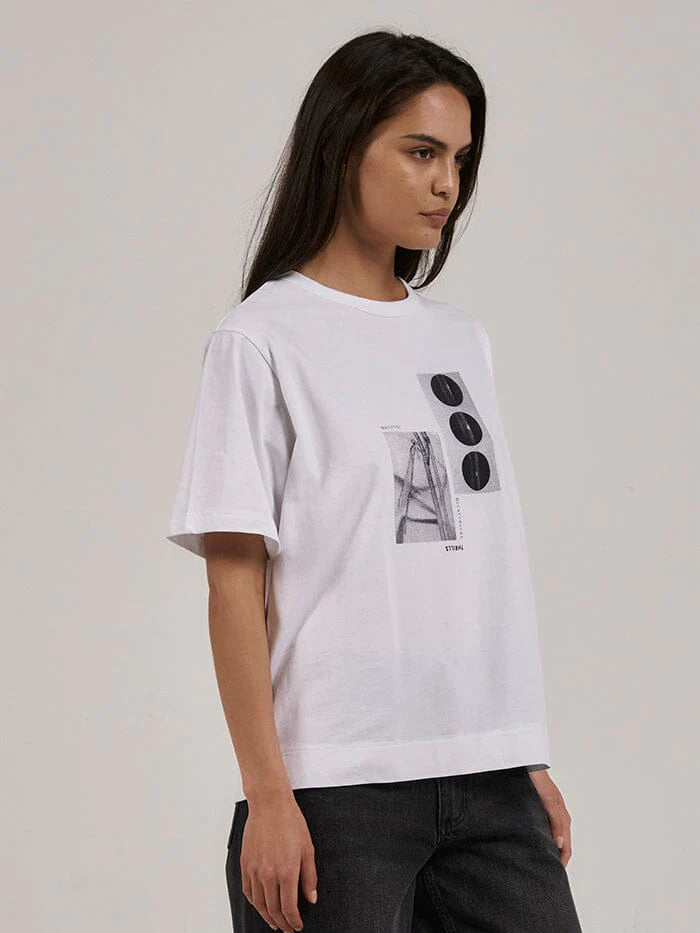 Thrills Occurrence Box Tee - White