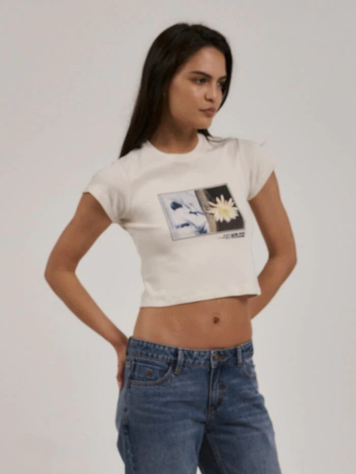 Thrills A And H Mini Tee - Heritage White