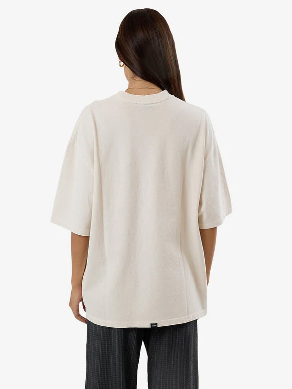 Thrills One Way Or Another Oversized Tee - Heritage Whitge