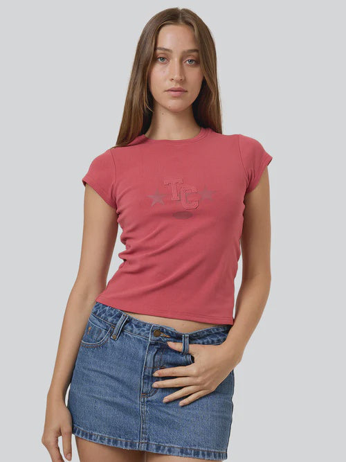 Thrills Champions League Club Tee - Redwood