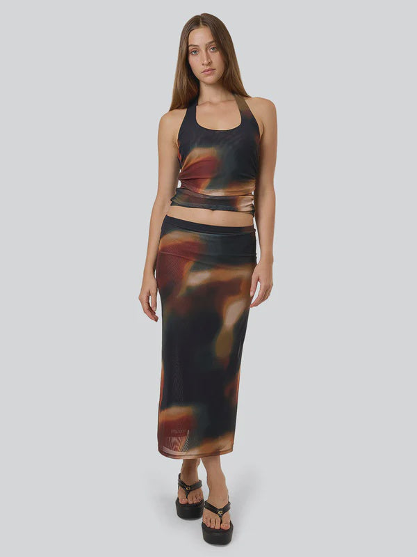 Thrills Metamorphic Daze Slip Skirt - Black