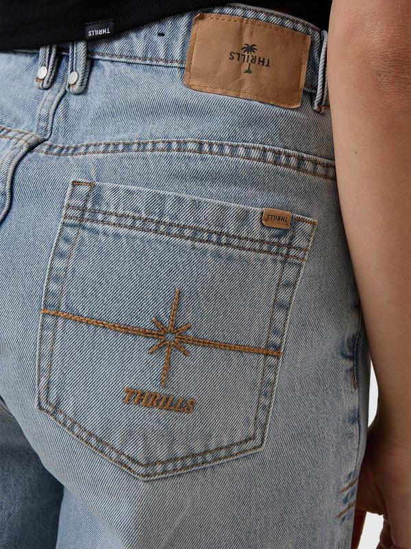 Thrills Dopamine Reagan Slouch Denim Short - Dusk
