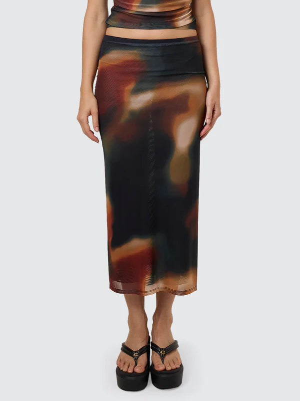 Thrills Metamorphic Daze Slip Skirt - Black