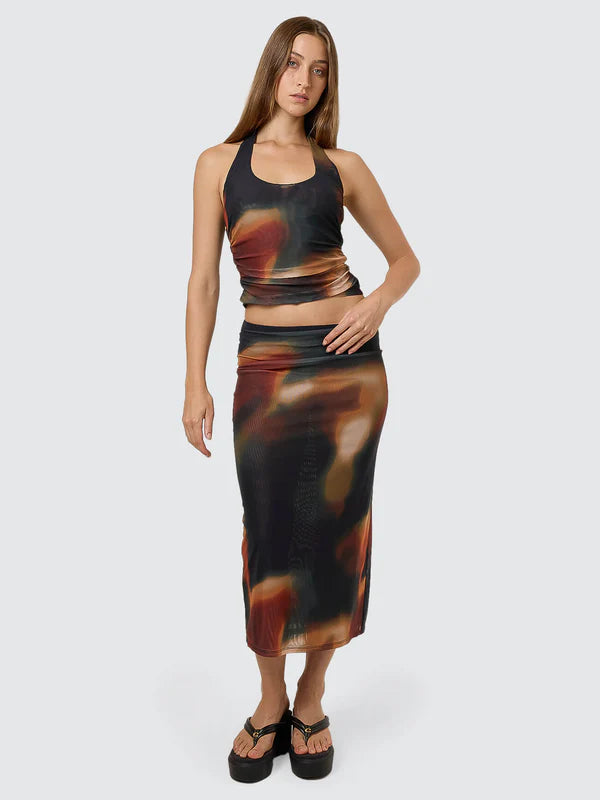 Thrills Metamorphic Daze Slip Skirt - Black