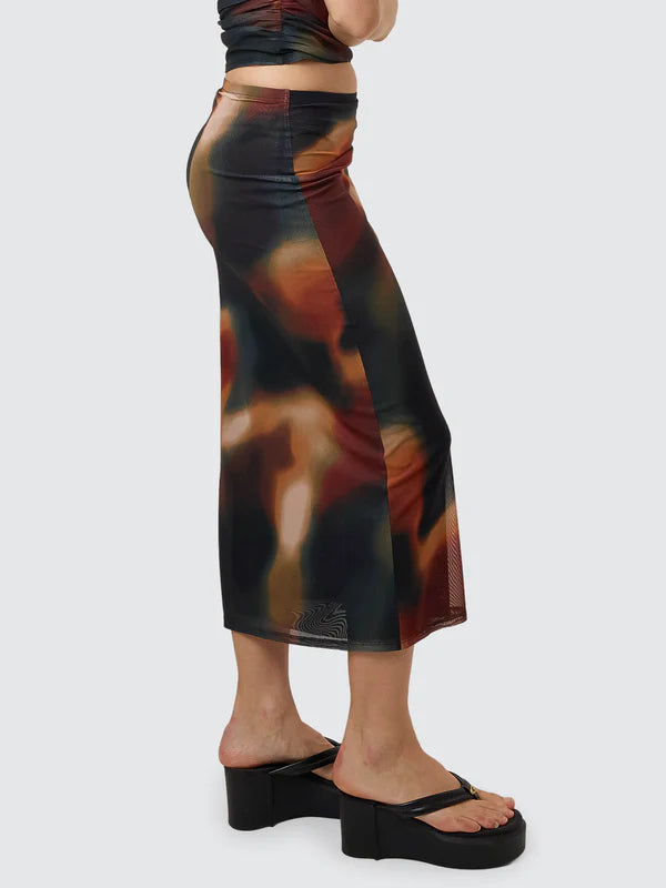 Thrills Metamorphic Daze Slip Skirt - Black