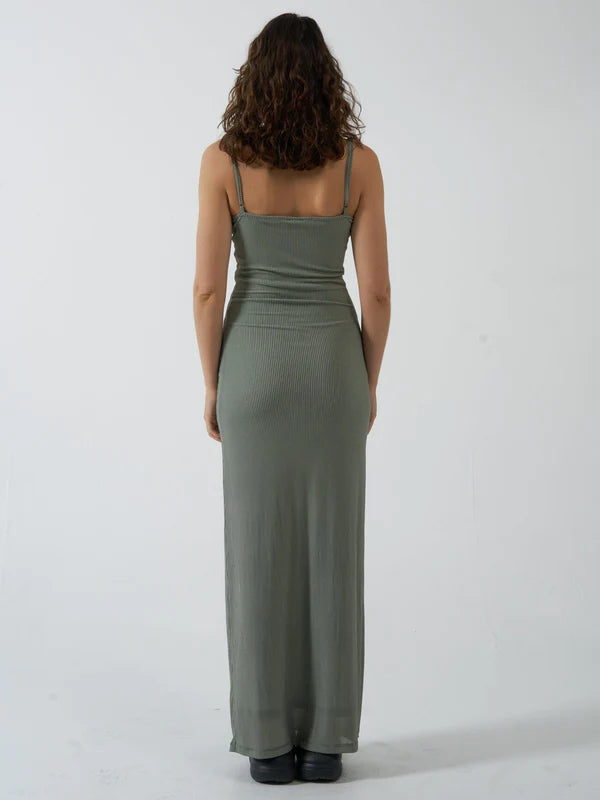 Thrills Levitation Dress- Pistachio