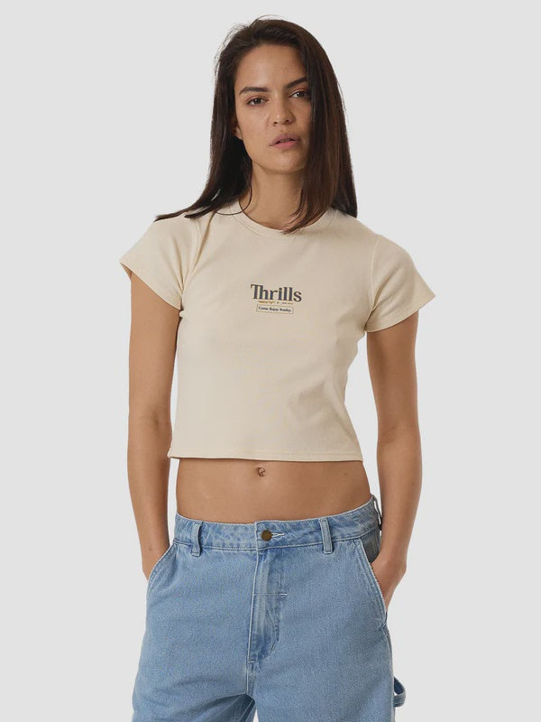 Thrills Higher Road Mini Tee - Unbleached