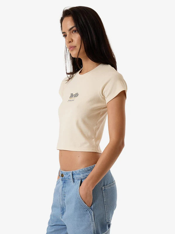 Thrills Higher Road Mini Tee - Unbleached