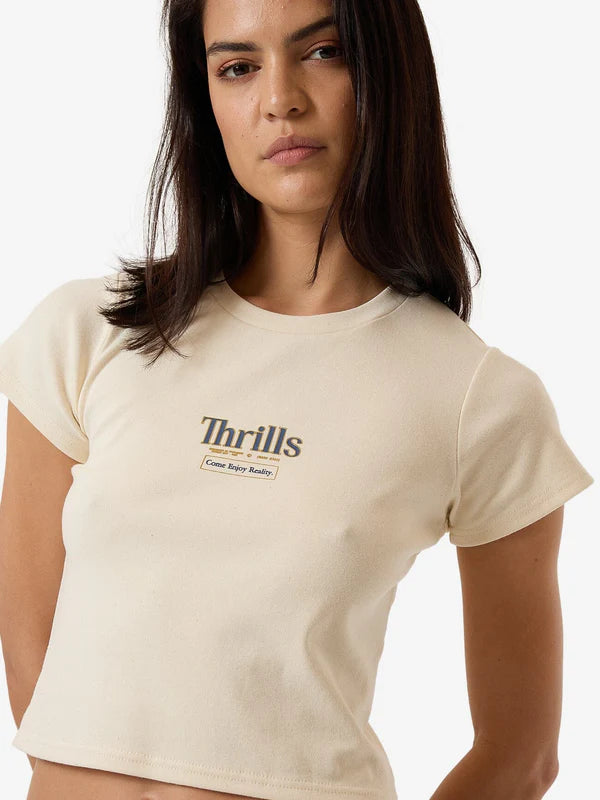 Thrills Higher Road Mini Tee - Unbleached