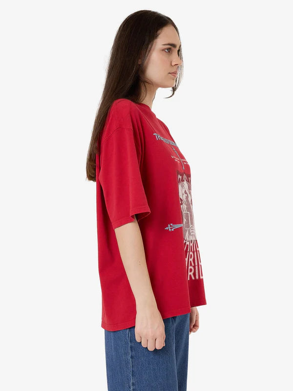 Thrills Age Of Deception Oversized Tee - Chilli Pepper