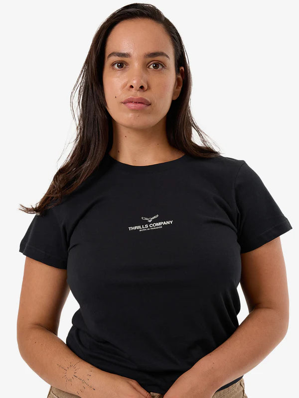 Thrills Emblem Of Strength Everyday Tee - Washed Black