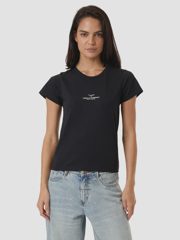 Thrills Emblem Of Strength Everyday Tee - Washed Black