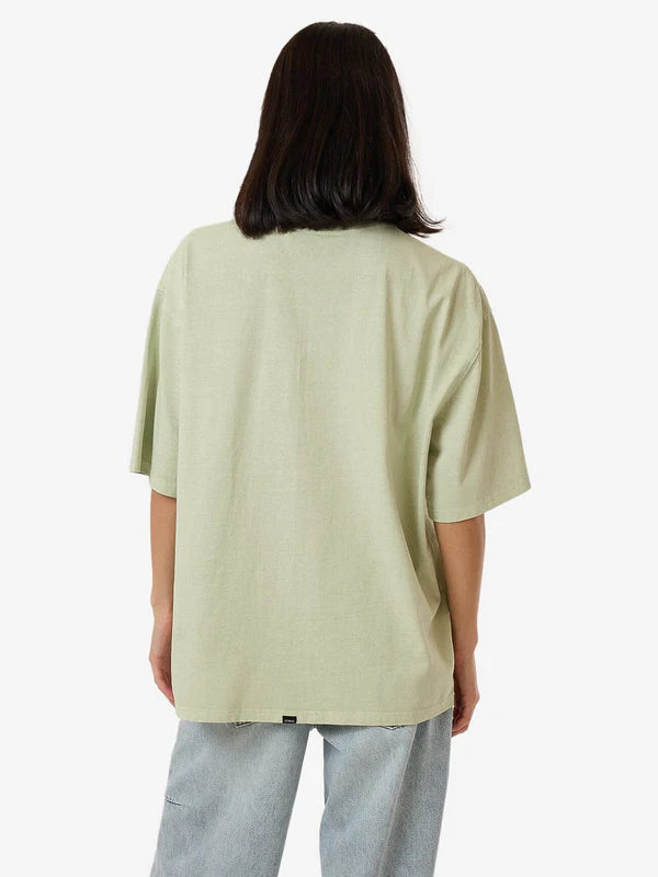 Thrills Line Up Oversized Tee - Mist Green