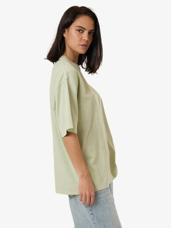 Thrills Line Up Oversized Tee - Mist Green