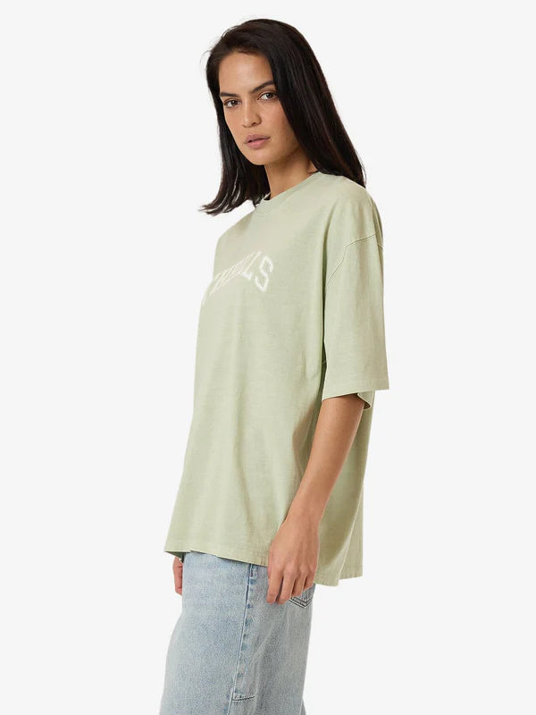 Thrills Line Up Oversized Tee - Mist Green