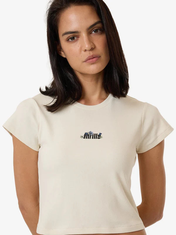 Thrills Natural Thrils Mini Tee - Heritage White