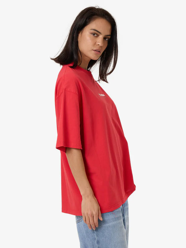 Thrills Arena Oversized Tee - Flame Red