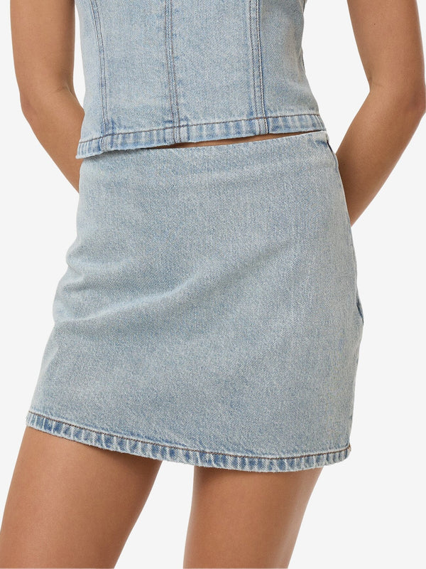 Thrills Anna Denim Skirt - Tainted Blue