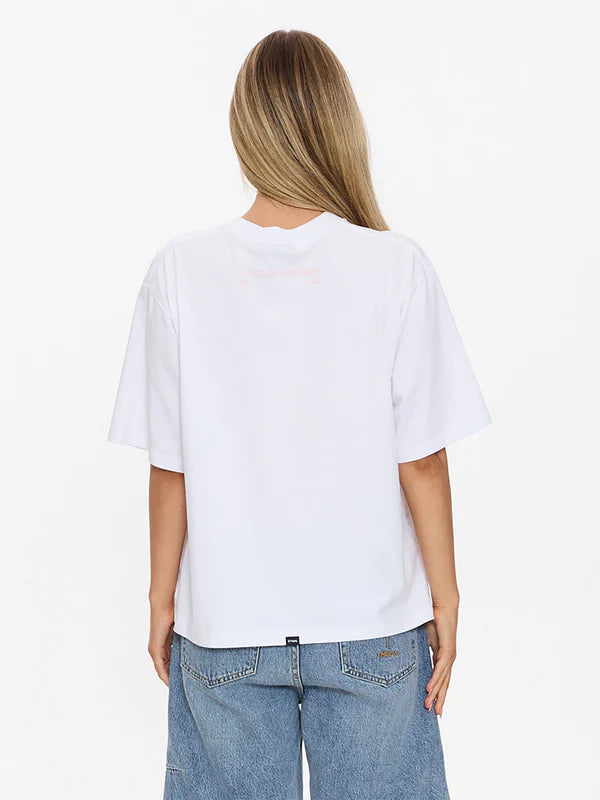 Thrills Nature Of Illusion Square Tee-White
