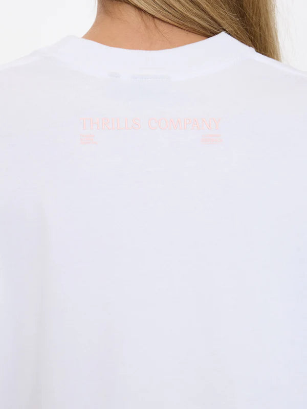 Thrills Nature Of Illusion Square Tee-White