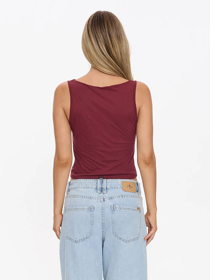Thrills Bounty Tank-Garnet Red