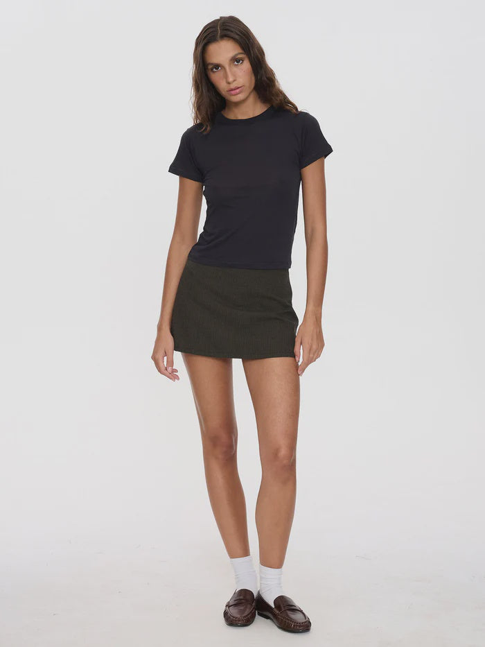 Thrills Lost Control Mid Rise Skort-Tarmac