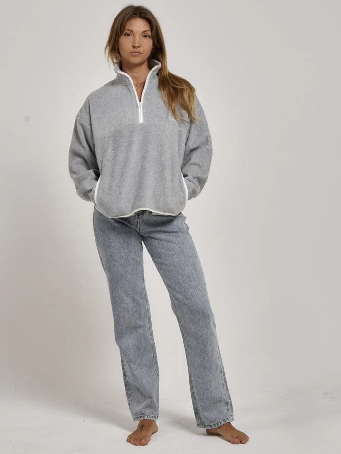 Thrills Minimal Thrills Polar Fleece - Grey Marle