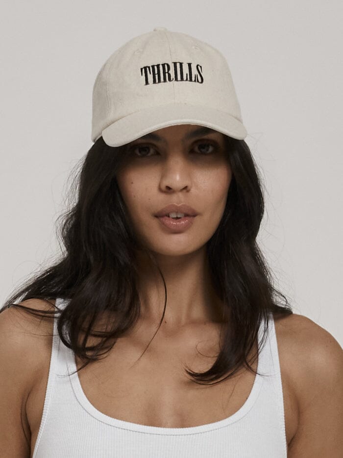 Thrills As You Are 6 Panel Cap - Unbleached