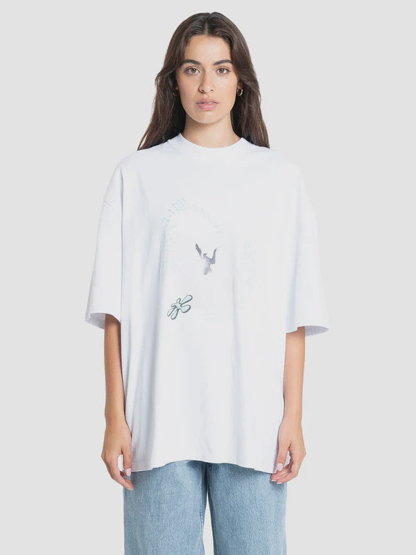 Thrills Warped Delusions Oversized Tee - White