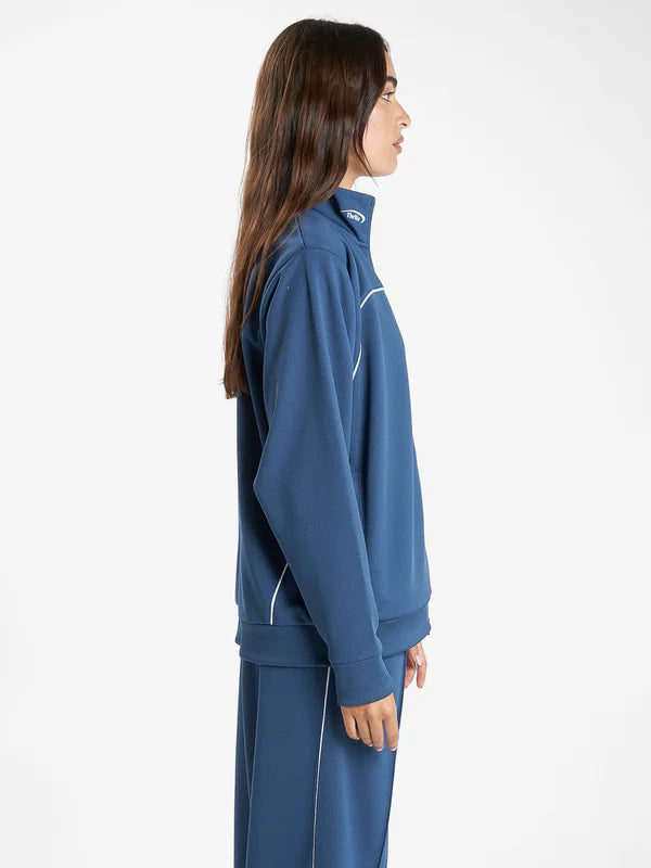 Thrills Sphere Tricot Track Jacket- Ensign Blue