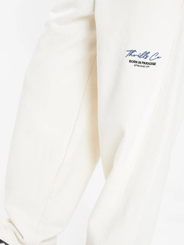 Thrills Signature Track Pant - Heritage White