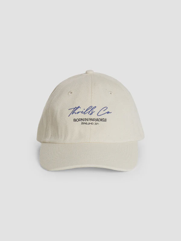 Thrills Signature 6 Panel Cap - Unbleached