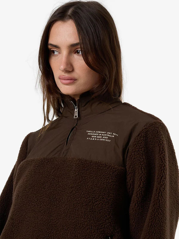 Thrills Warm Down Polar Fleece - Java