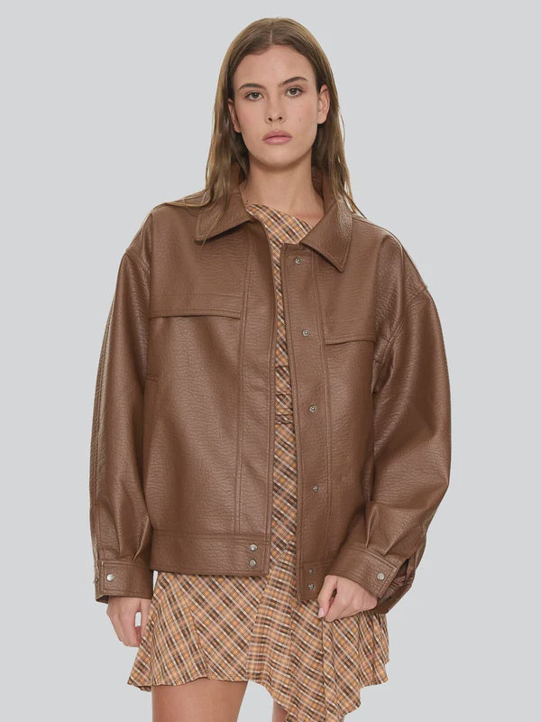 Thrills Stevie Jacket - Brown