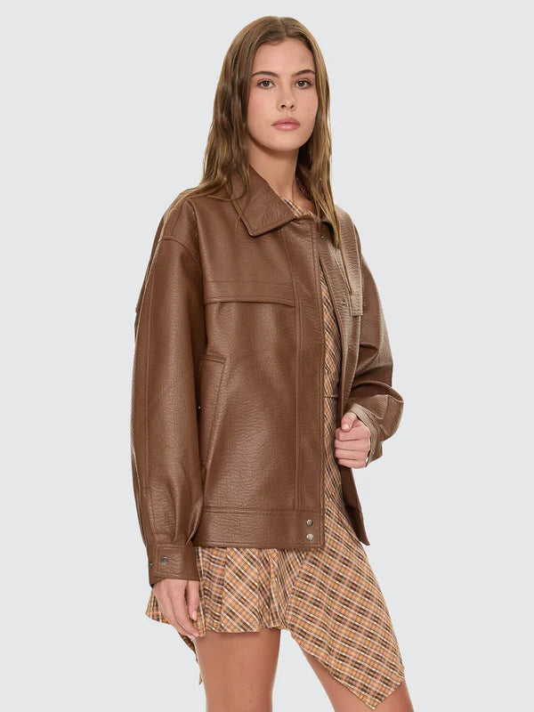 Thrills Stevie Jacket - Brown