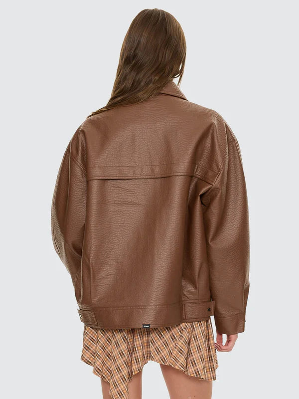 Thrills Stevie Jacket - Brown