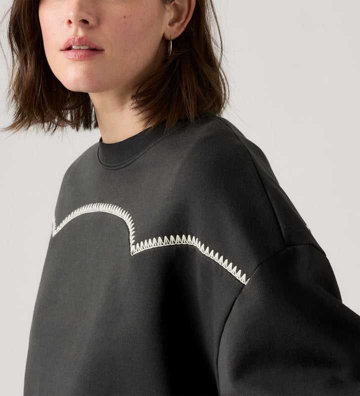 Levi's Leo Novelty Crew - Triples Blanket Stitch