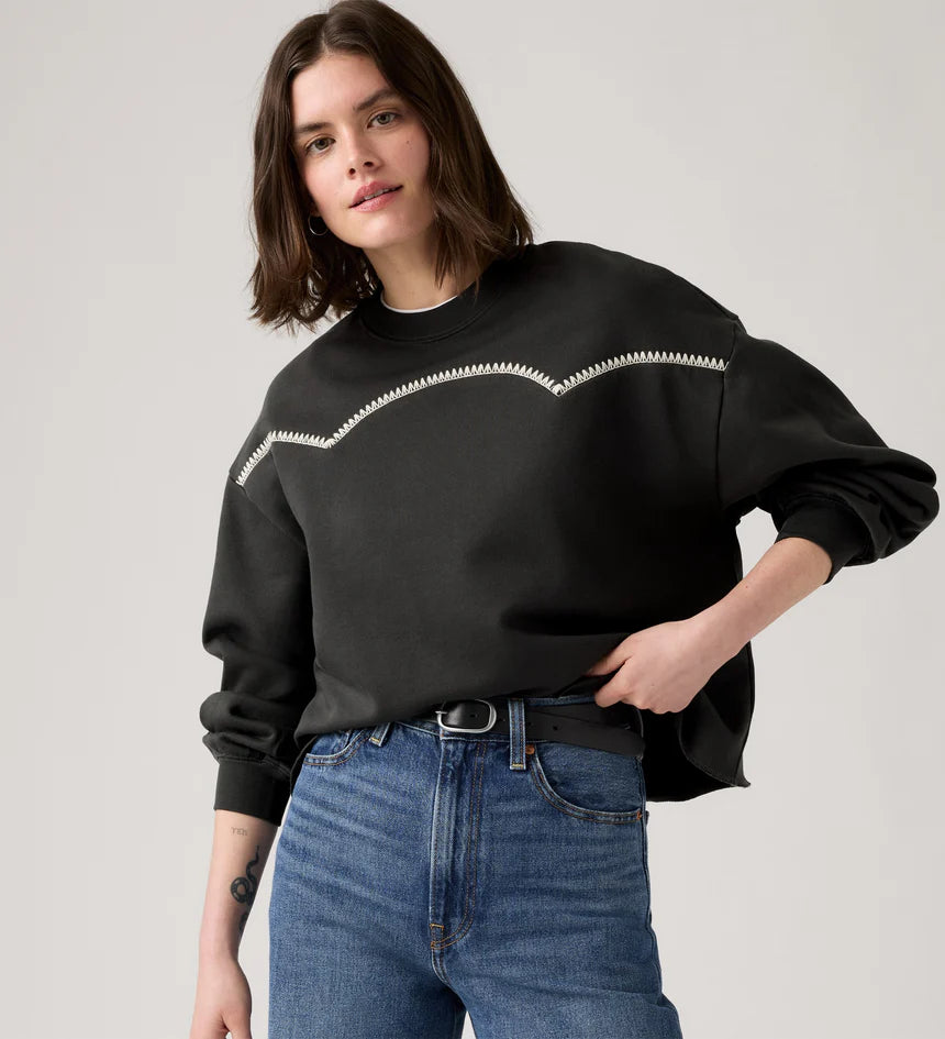 Levi's Leo Novelty Crew - Triples Blanket Stitch